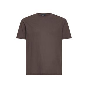 Herno Men Brown Lightweight Crepe Voile Jersey T-Shirt